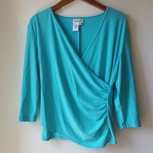 🌿Coldwater Creek Blue Blouse